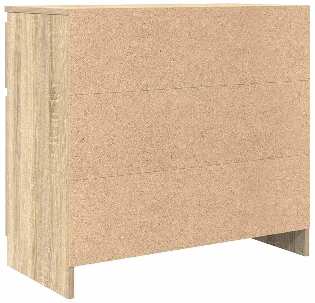Συρταριέρα με Συρτάρια Sonoma Δρυς 71x35x65 εκ. από Επεξ. Ξύλο - Καφέ