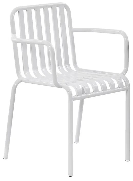 MODIAL Πολυθρόνα Μέταλλο Βαφή Άσπρο 60x51x82cm