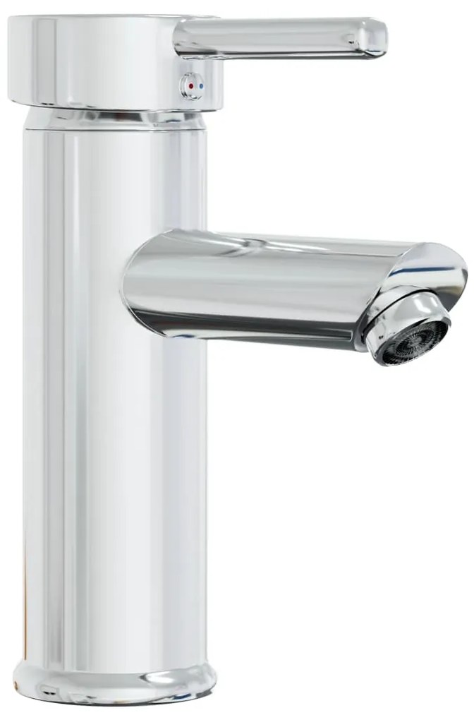 vidaXL Νιπτήρας Ένθετος Λευκός 61 x 39 x 18 εκ. Κεραμικός με Βρύση
