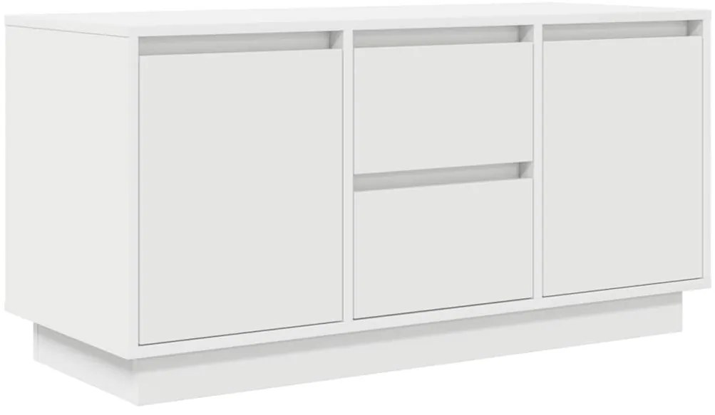 ντουλάπι τηλεόρασης vidaXL με φώτα LED Λευκό 100x41x50 cm
