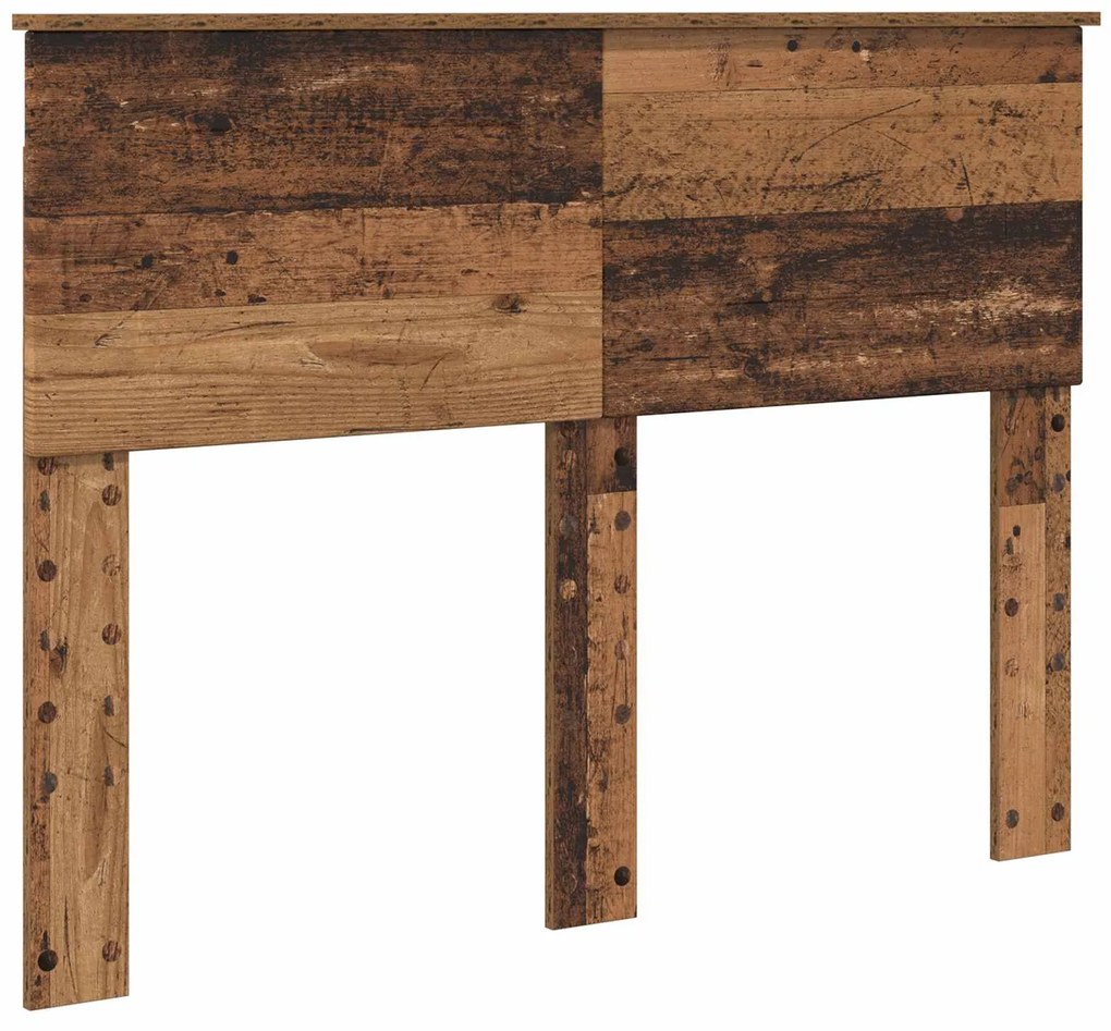 vidaXL Σκελετός Κρεβατιού Παλιό ξύλο 120 x 190 cm Επεξεργασμένο ξύλο