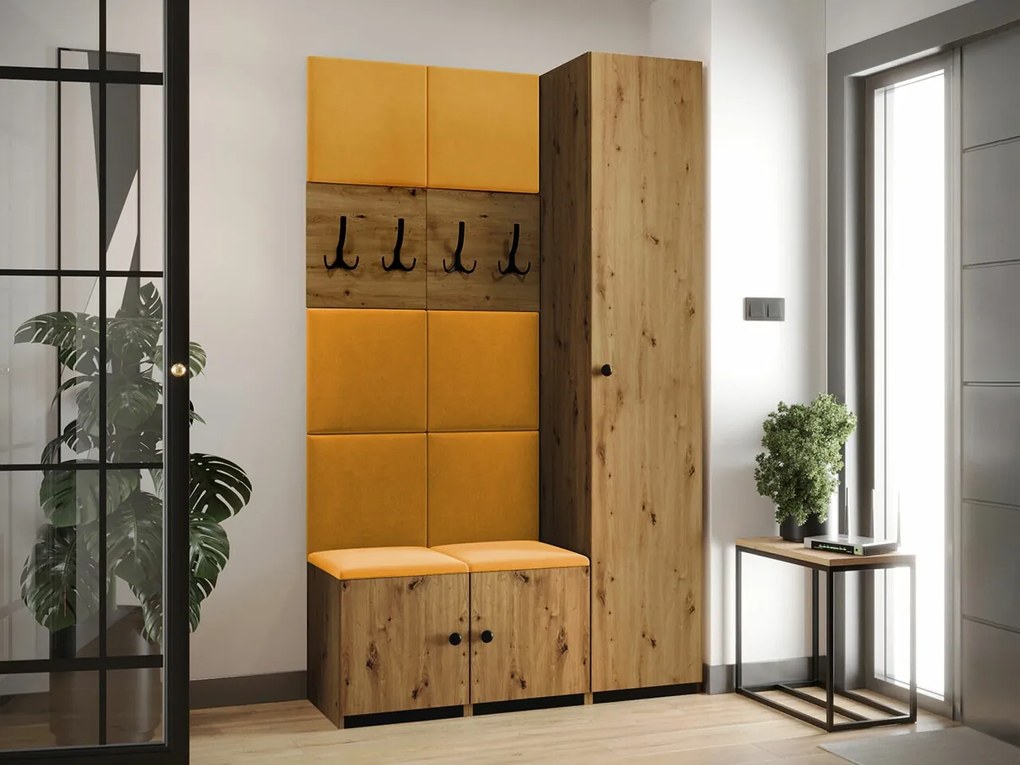 Σετ διαδρόμου Hartford E102, 57 kg, Ταπισερί, Πλαστικοποιημένη μοριοσανίδα, Εντοιχισμένη, Τοίχου | Epipla1.gr