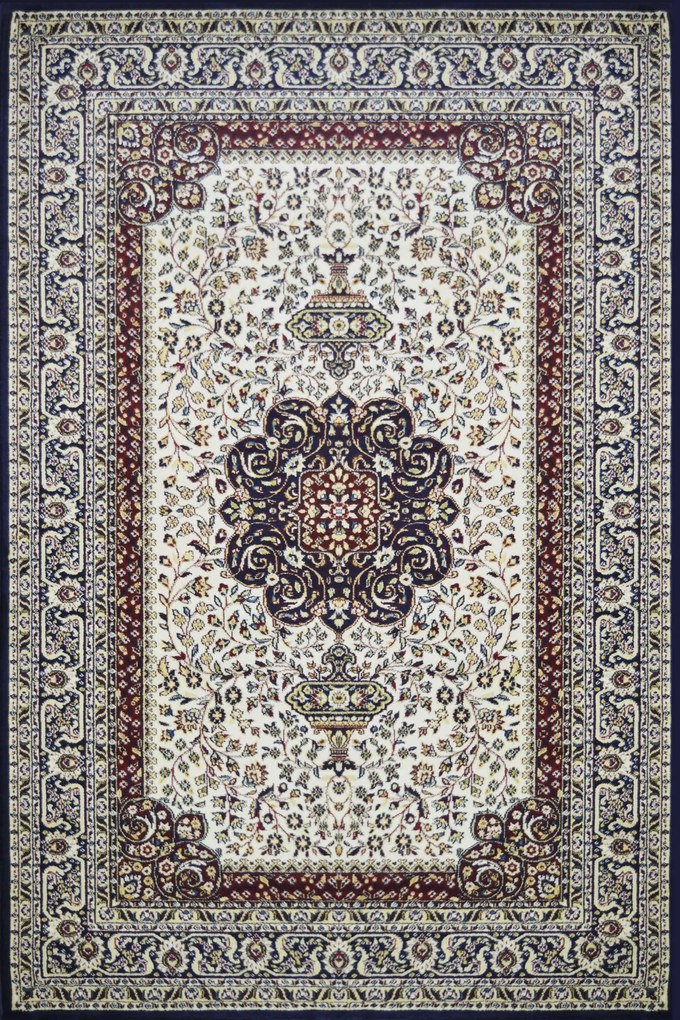 Χαλί Kasmir 2034 Beige-Blue Oval 67X150cm OVAL