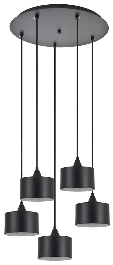 Φωτιστικό Οροφής SE21-BL-B10-BL5-MS1 ADEPT PENDANT Black Metal Shade + - 51W - 100W - 77-9042