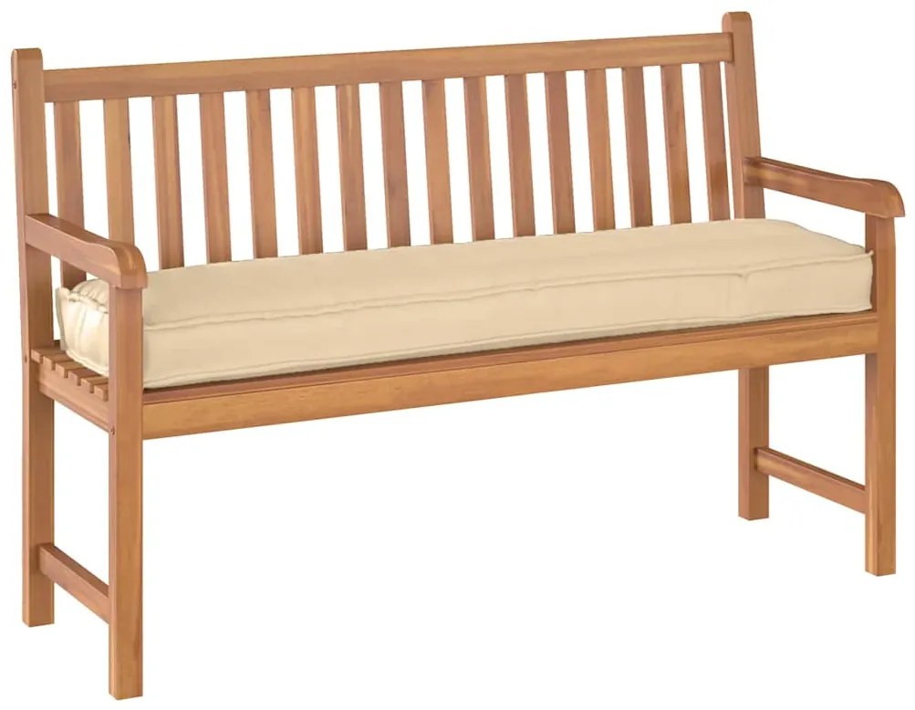vidaXL Μαξιλάρι παλέτας για πάγκο Μπεζ 150 x 40 x 8 εκ. Ύφασμα Oxford