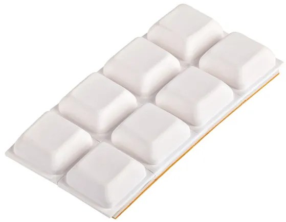 Προστατευτικό Αυτόκολλητο Λευκό 18x18x75mm 8Τμχ