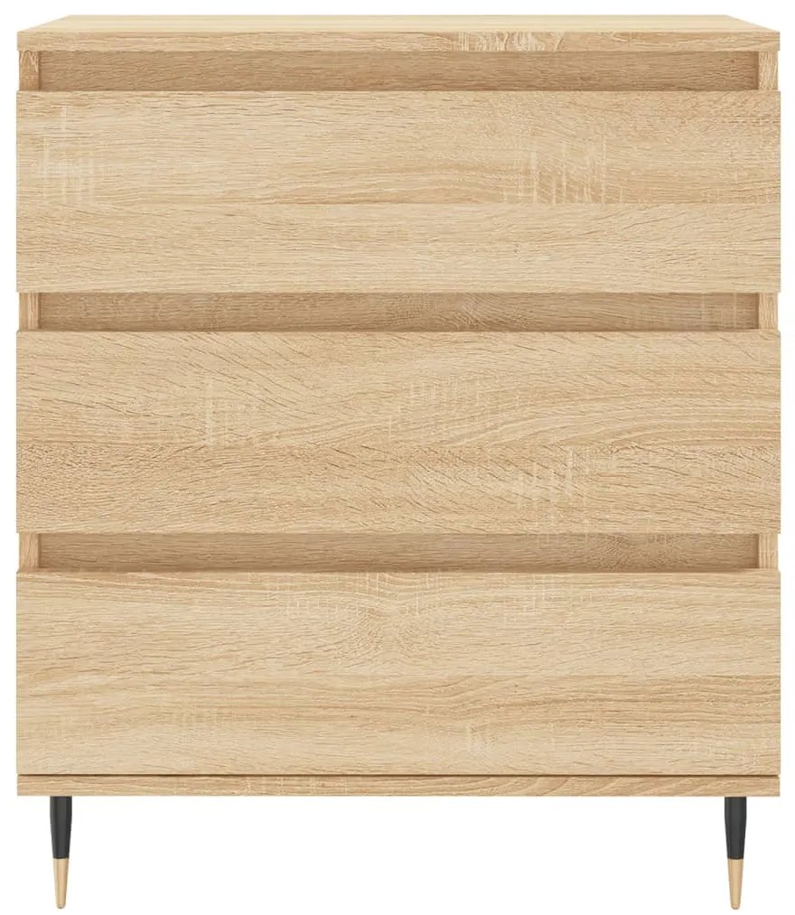 vidaXL Συρταριέρα Sonoma Δρυς 60x35x70 εκ. Επεξεργασμένο Ξύλο
