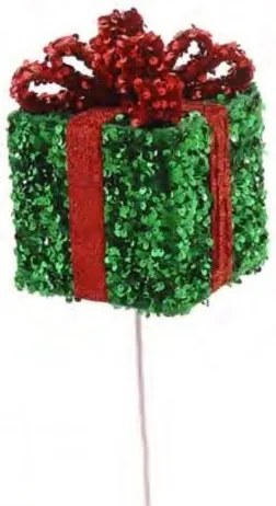 Vetur Στολίδι Καρφωτό Με Δώρο L56cm Και Glitter Σαμπανιζέ-Χρυσαφί 13690