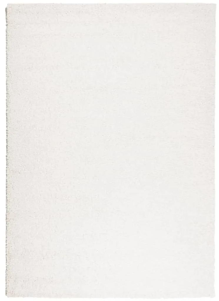 Χαλί Shaggy με Ψηλό Πέλος Μοντέρνο Κρεμ 200 x 280 εκ. - Κρεμ