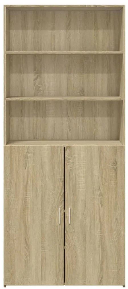 vidaXL Ντουλάπι Sonoma Δρυς 80x42,5x185 εκ. από Επεξεργασμένο Ξύλο