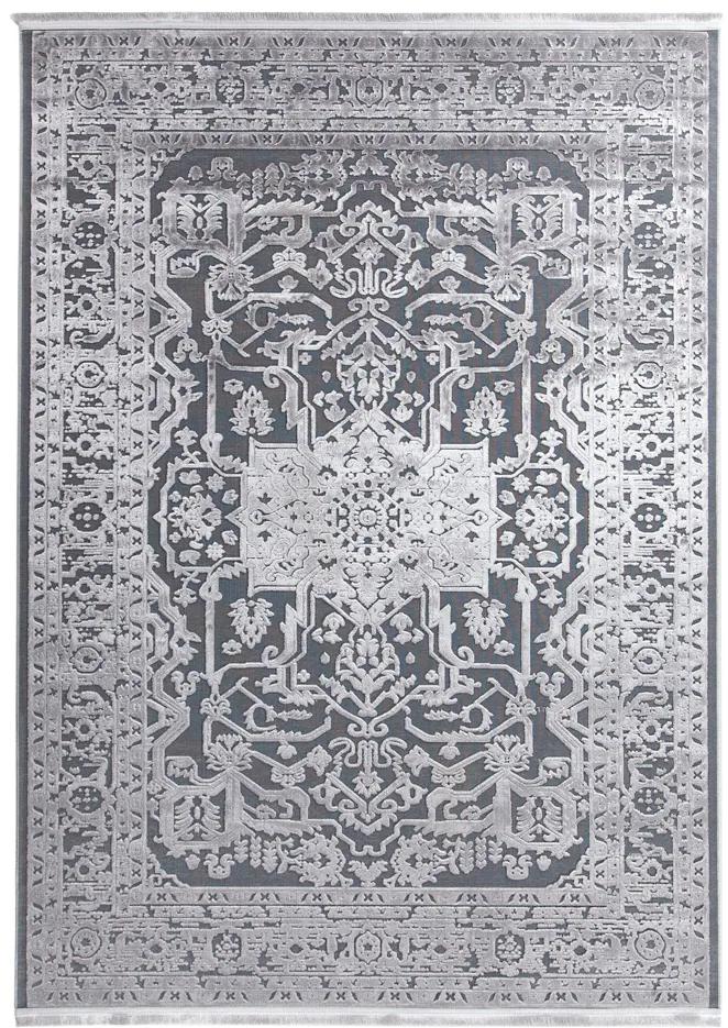 Χαλί Lotus Summer 2927 BLACK GREY Royal Carpet &#8211; 140×200 cm 140X200