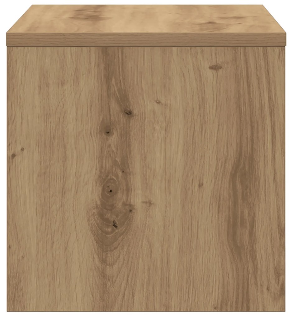 vidaXL Κομοδίνο artisan δρυς 40 x 30 x 30 εκ Επεξεργασμένο ξύλο