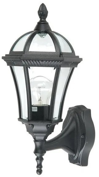 Φανάρι  Απλίκα Φωτιστικό Τοίχου 1xE27 Μαύρο IP44 Ledbury GZH-LB1 Elstead Lighting-GZH-LB1-Μαύρο GZH-LB1