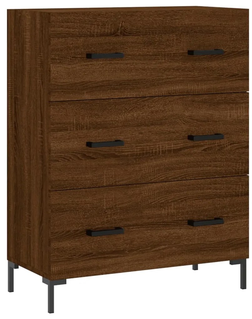 vidaXL Ντουλάπι Καφέ Δρυς 69,5 x 34 x 90 εκ. Επεξεργασμένο Ξύλο