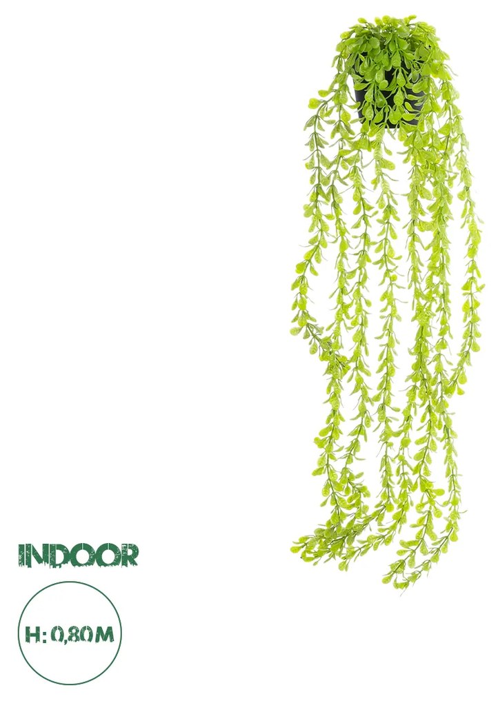 Artificial Garden HANGING MYRTLE 20881 - Τεχνητό Κρεμαστό Διακοσμητικό Φυτό Μυρτιά