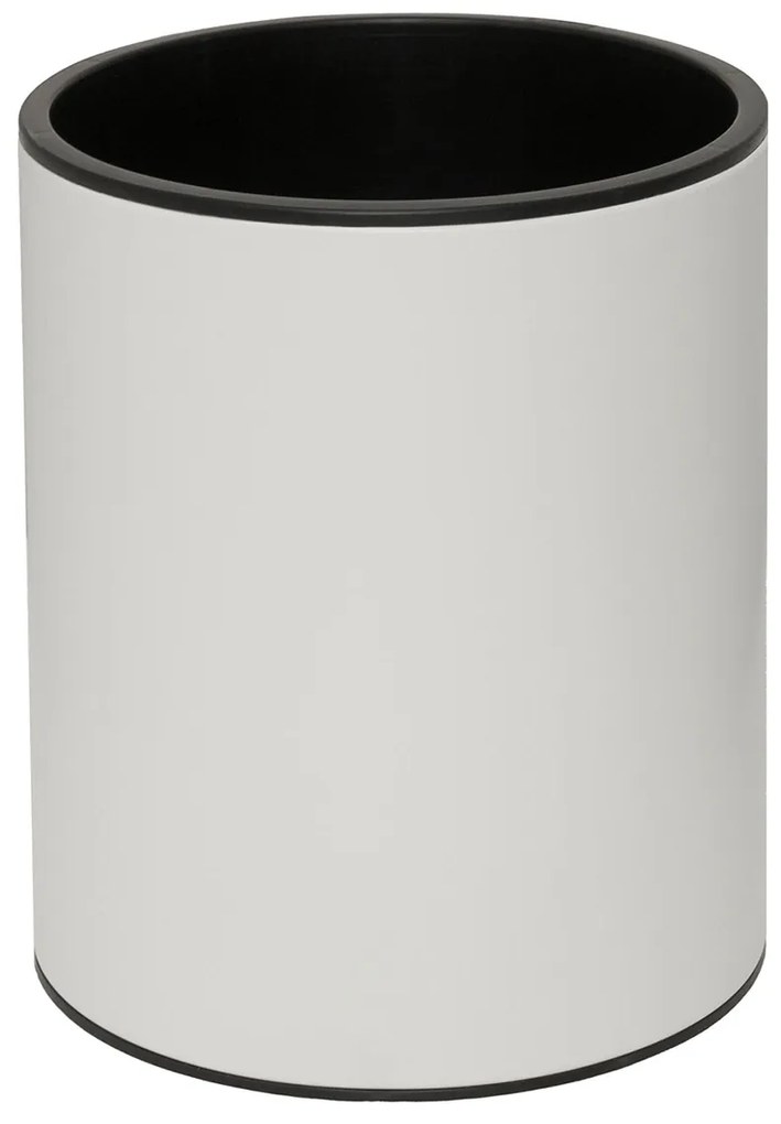 Καλάθι Απορριμμάτων (Φ20x24) Pam &amp; Co 6lt 2024-033 White Matt