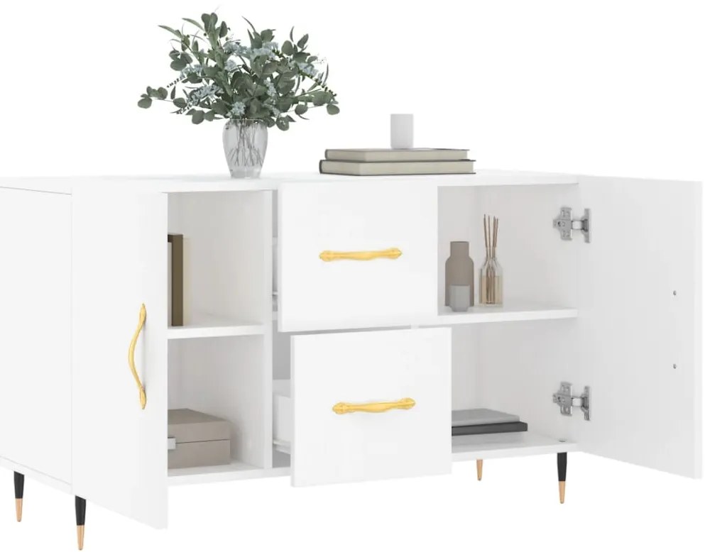 vidaXL Ντουλάπι Λευκό 100 x 36 x60 εκ. Επεξεργασμένο Ξύλο