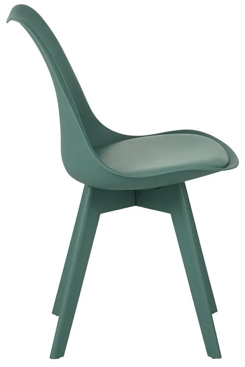 Καρέκλα Gaston I pakoworld PP-PU σε μέντα απόχρωση 53.5x48.5x81,5εκ