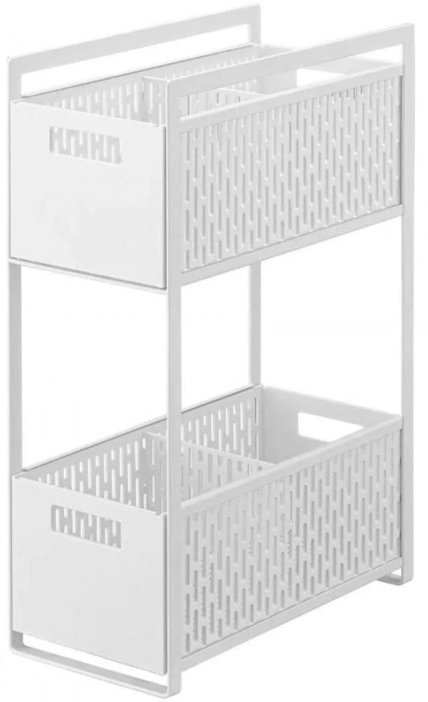 Βάση Οργάνωσης Κουζίνας YMZK5218 32,5x16x46cm White Yamazaki Steel,Silicon,ABS
