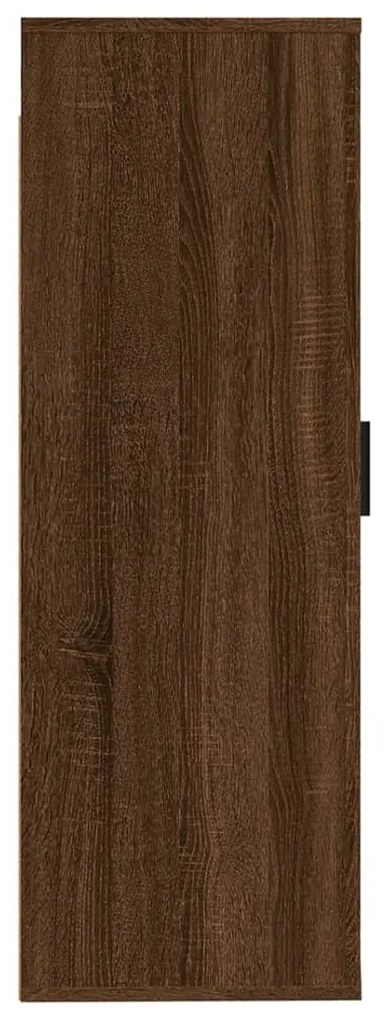 vidaXL Έπιπλο Τηλεόρασης Επιτοίχιο Καφέ Δρυς 40x34,5x100 εκ.