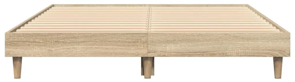 vidaXL Πλαίσιο Κρεβατιού Χωρ. Στρώμα Sonoma Δρυς 120x200εκ. Επ. Ξύλο