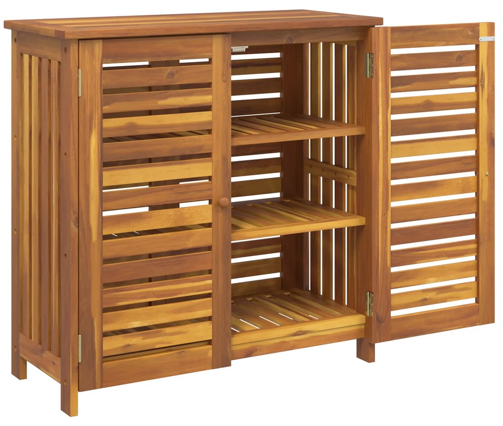 vidaXL Ντουλάπι Κήπου Καστανό 78 x 36.5 x 78cm Καμπούντα ξύλο ακακίας