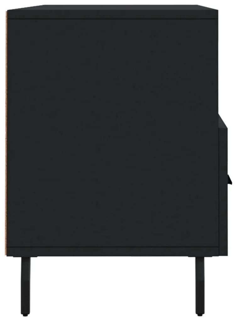 Έπιπλο Τηλεόρασης Μαύρο 102 x 36 x 50 εκ. από Επεξεργ. Ξύλο - Μαύρο