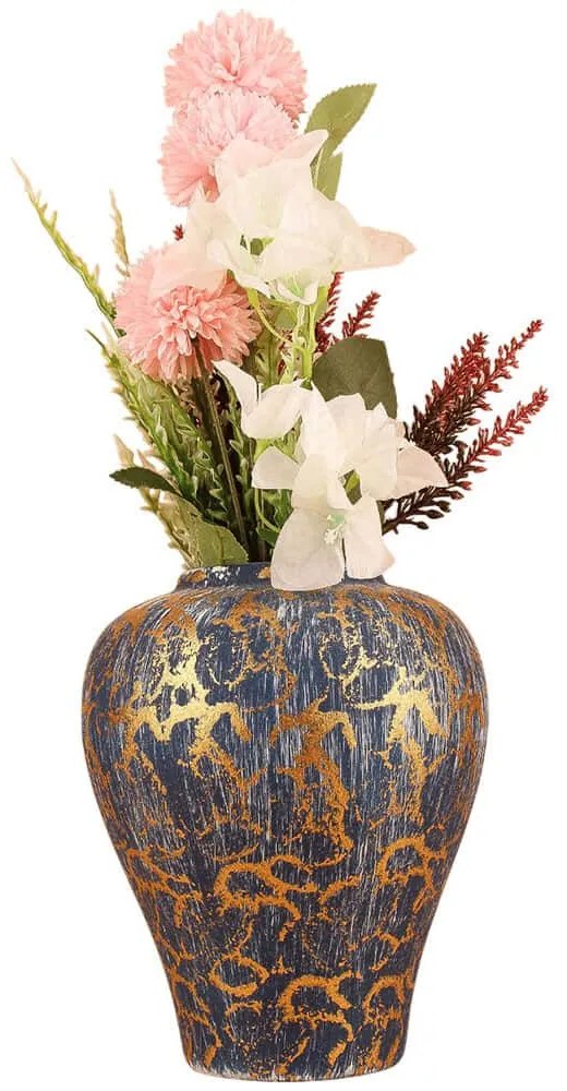 Βάζο 697ELD1231 Φ16x19cm Multi Aberto Design Ceramic