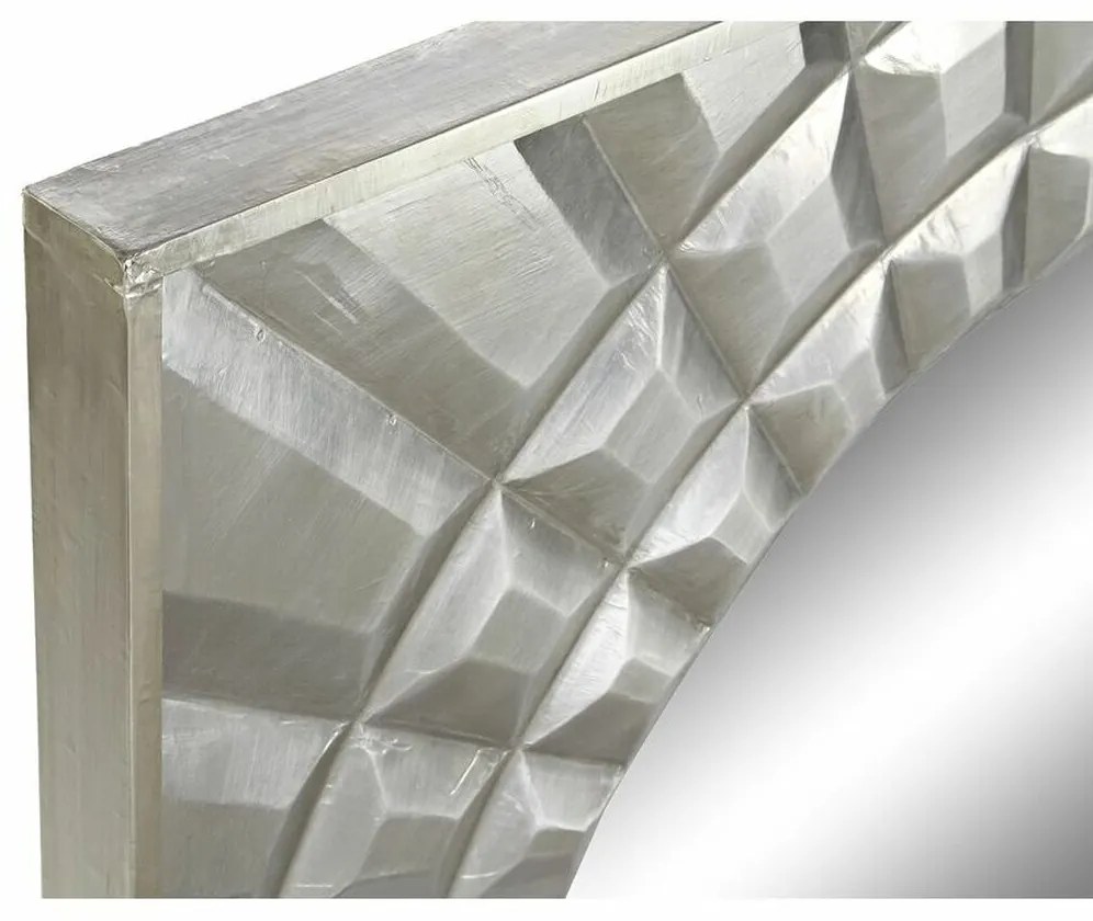 Τοίχο καθρέφτη DKD Home Decor Ασημί Σύγχρονη 154 x 4 x 92 cm