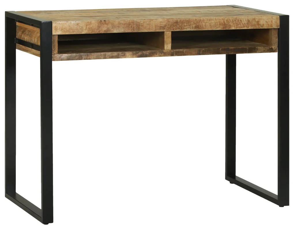 vidaXL Καθρέφτης με Τουλάπι 100x50x75 εκ Solid Rough Wood Mango