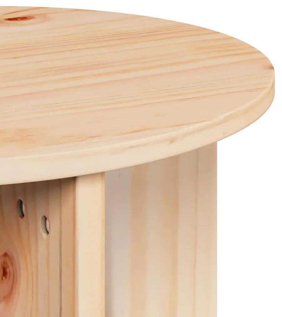 vidaXL Τραπεζάκι σαλονιού 2 pcs Φυσικό 41.5 x 41.5 x 41 εκ