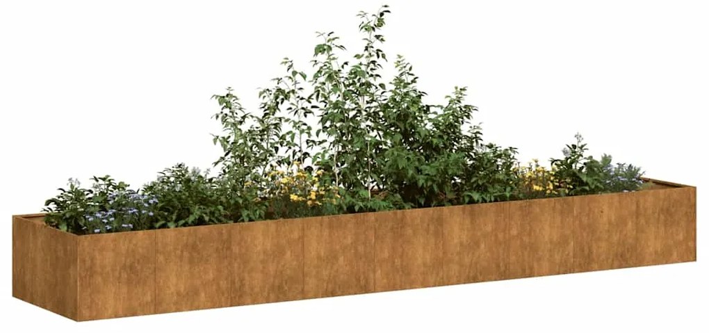 Ζαρντινιέρα 360x80x40 εκ. Ατσάλι Σκληρυθέν στον Αέρα