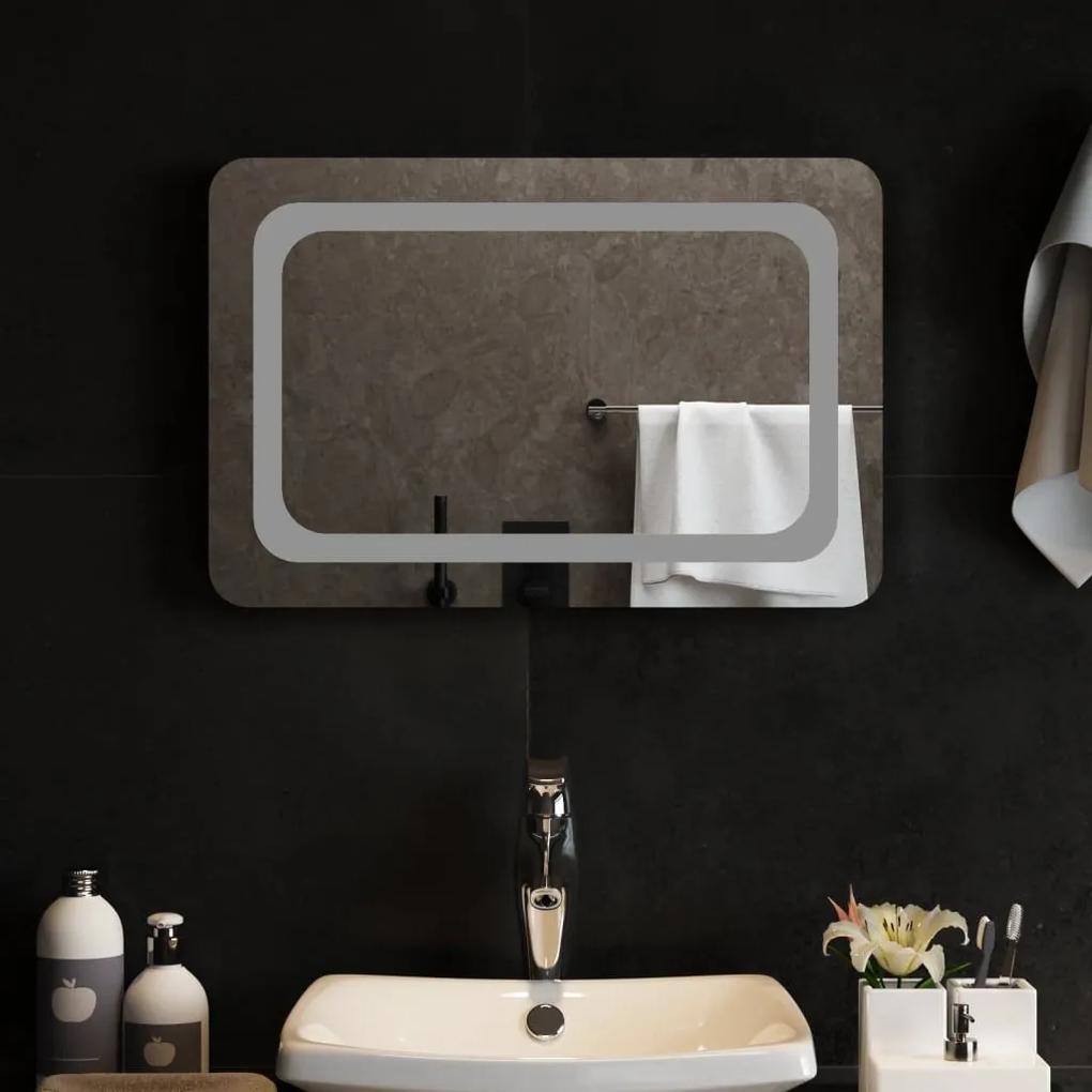 Καθρέφτης Μπάνιου με LED 60x40 εκ. - Διαφανές