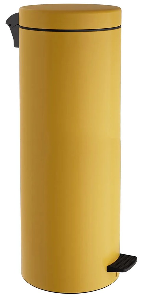 Κάδος Απορριμμάτων (Φ25x65) Pam &amp; Co 30lt 2565-603 Matt Yellow