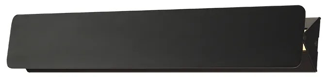 Φωτιστικό Επίτοιχο Aca ZD806415LEDBK PYRAMID Μαύρο Ματ (Black Mat) 3000K