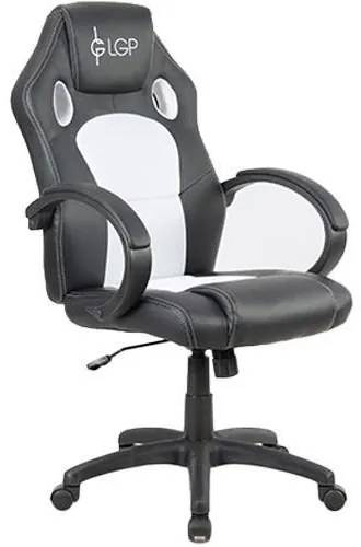 LAMTECH GAMING CHAIR B.WHITE KRONOS