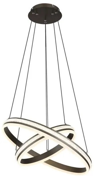 Κρεμαστό Φωτιστικό Οροφής LED 60W Γκρι Grouni 67314-60H Globo Lighting-67314-60H-Γκρι 67314-60H