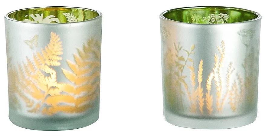 Θήκη Ρεσώ ArteLibre Γκρι Γυαλί 8cm Σε 2 Σχέδια-05160283