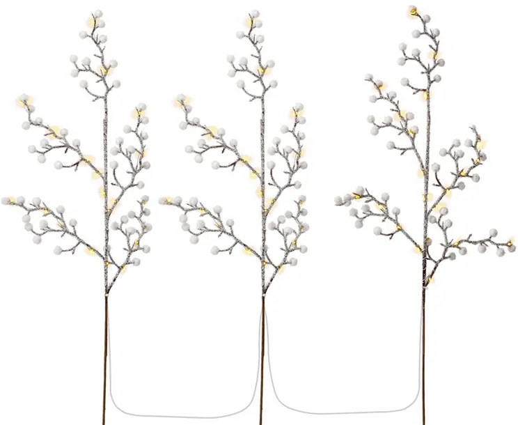 GOOBAY σετ LED φωτιστικό δέντρο 58256, 3000K, 5lm, IP44, 70cm, 3τμχ
