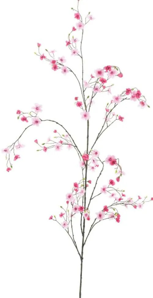 Τεχνητό Κλαδί Μοσχομπίζελο 5902-7 172cm Pink Supergreens Πολυαιθυλένιο