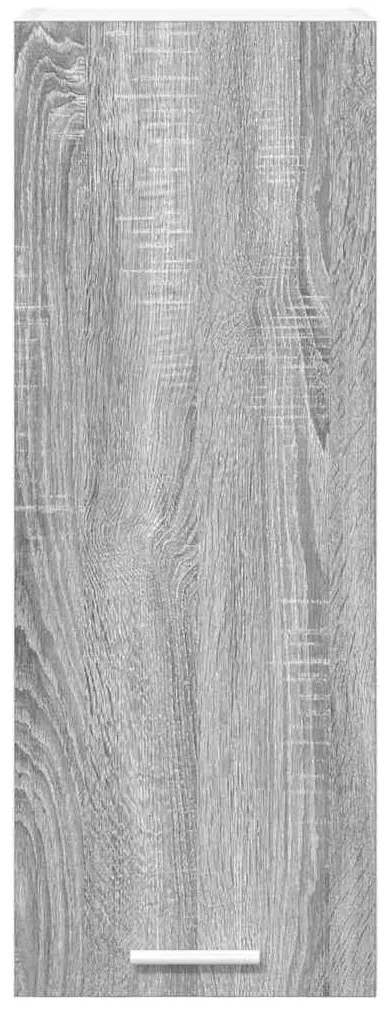 vidaXL Κρεμαστό ντουλάπι Riga Γκρι Σομόνα και Λευκό 30 x 31 x 80 εκ.