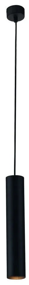 Φωτιστικό Οροφής Fluke I-FLUKE-S30 NERO 1xGU10 Φ5,5cm 30x200cm Black Luce Ambiente Design Metal