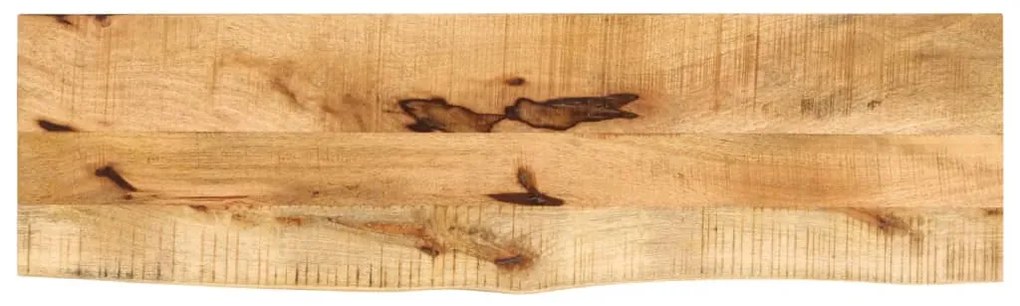 vidaXL Επιφάνεια Τραπεζιού 100x40x2,5 εκ. Live Edge Μασίφ Ξύλο Μάνγκο