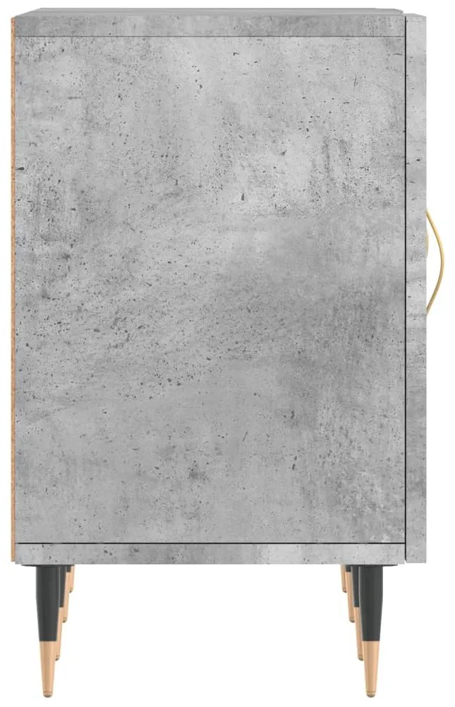 vidaXL Έπιπλο Τηλεόρασης Γκρι Σκυροδέματος 150x30x50 εκ. Επεξ. Ξύλο