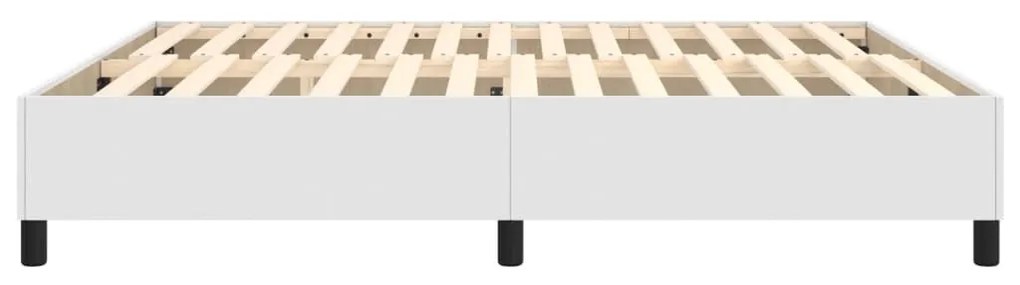 Πλαίσιο Κρεβατιού Boxspring Λευκό 180x200 εκ. Συνθετικό Δέρμα - Λευκό