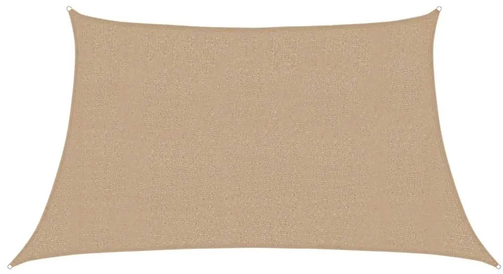 vidaXL Πανί Σκίασης Taupe 3/4 x 2 μ. από HDPE 160 γρ./μ²