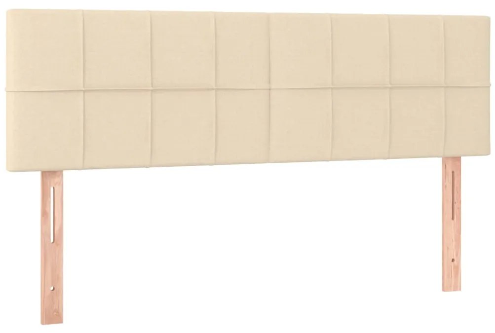 ΚΡΕΒΑΤΙ BOXSPRING ΜΕ ΣΤΡΩΜΑ ΚΡΕΜ 140X200 ΕΚ. ΥΦΑΣΜΑΤΙΝΟ 3126810