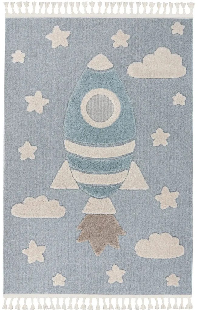 Χαλί Fano 391 Space Blue-Beige Obsession 160X230cm