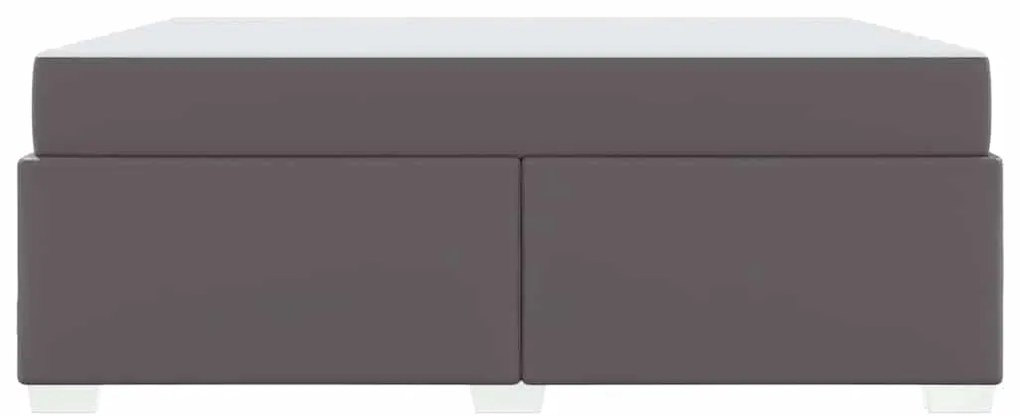 vidaXL Σκελετός Κρεβατιού Γκρι 180 x 200 cm Τεχνητό δέρμα