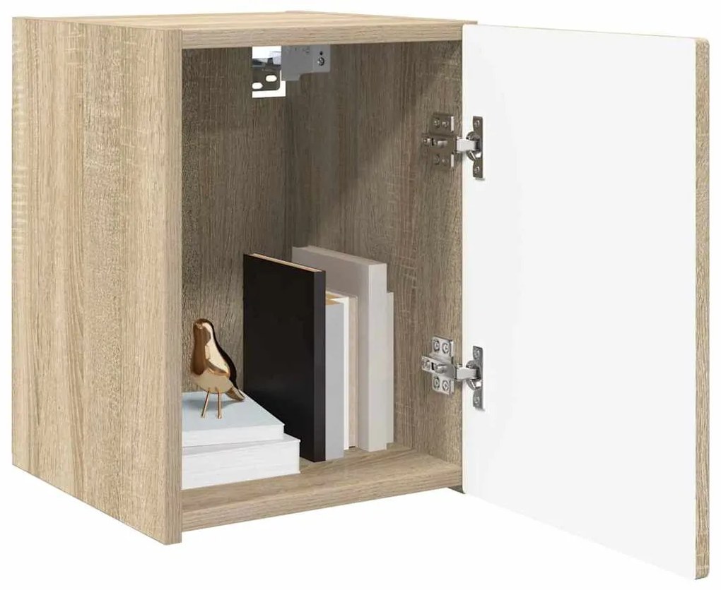 vidaXL Ντουλάπι Τηλεόρασης Τοίχου Επιτοίχιο Σονόμα 30 x 31 x 40 εκ.